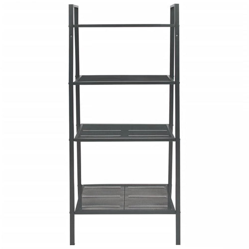 Libreria Scaletta 4 Ripiani in Metallo Antracite