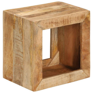 Tavolino 40x30x40 cm in Legno Massello di Mango