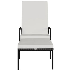Set 2 Lettini in Rattan PE Marrone