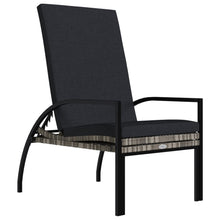 Charger l&#39;image dans la galerie, Set 2 Lettini in Rattan PE Antracite