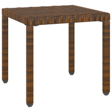 Laden Sie das Bild in den Galerie-Viewer, Set 2 Lettini con Tavolino in Polyrattan Marrone