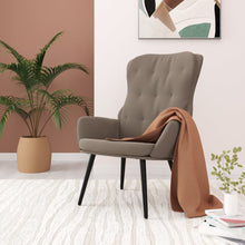 Charger l&#39;image dans la galerie, Poltrona Relax Grigio Chiaro in Velluto