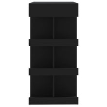 Charger l&#39;image dans la galerie, Tavolo Bar con Ripiani Nero 100x50x101,5 cm