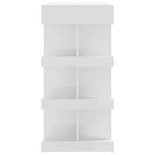 Charger l&#39;image dans la galerie, Tavolo Bar con Ripiani Bianco Lucido 100x50x101,5 cm