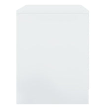 Carica l&#39;immagine nel visualizzatore di Gallery, Comodini 2 pz Bianco Lucido 45x34,5x44,5 cm in Truciolato