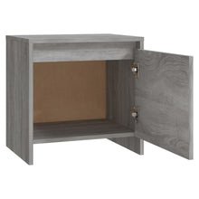 Laden Sie das Bild in den Galerie-Viewer, Comodini 2 pz Grigio Sonoma 45x34x44,5 cm in Truciolato