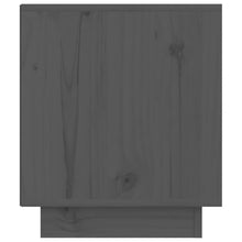 Load image into Gallery viewer, Comodini 2 pz Grigi 40x34x40 cm in Legno Massello di Pino