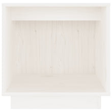 Carica l&#39;immagine nel visualizzatore di Gallery, Comodini 2 pz Bianchi 40x30x40 cm in Legno Massello di Pino
