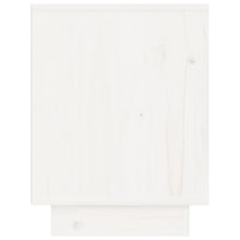 Carica l&#39;immagine nel visualizzatore di Gallery, Comodini 2 pz Bianchi 40x30x40 cm in Legno Massello di Pino