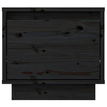 Laden Sie das Bild in den Galerie-Viewer, Comodini 2 pz Neri 35x34x32 cm in Legno Massello di Pino