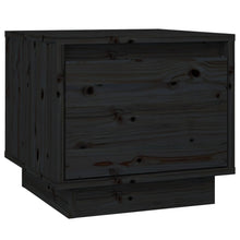 Laden Sie das Bild in den Galerie-Viewer, Comodini 2 pz Neri 35x34x32 cm in Legno Massello di Pino