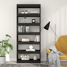 Charger l&#39;image dans la galerie, Libreria/Divisorio Nero 80x30x198 cm in Truciolato