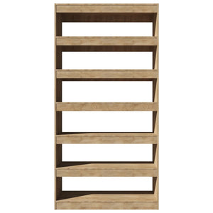Libreria/Divisorio Rovere Sonoma 100x30x198cm Legno Multistrato