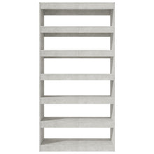 Charger l&#39;image dans la galerie, Libreria/Divisorio GrigioCemento 100x30x198cm Legno Multistrato