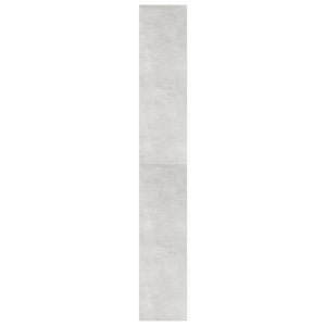 Libreria/Divisorio GrigioCemento 100x30x198cm Legno Multistrato