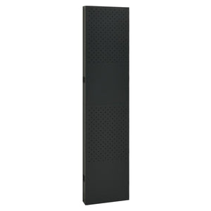 Separè 5 Pannelli 2 pz Nero 200x180 cm in Acciaio