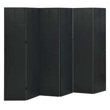 Load image into Gallery viewer, Separè 6 Pannelli 2 pz Nero 240x180 cm in Acciaio