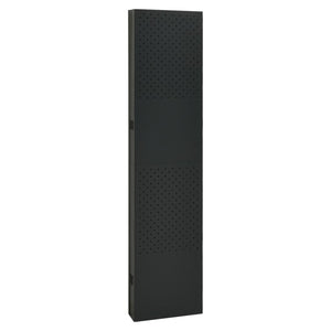 Separè 6 Pannelli 2 pz Nero 240x180 cm in Acciaio