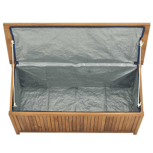 Baule da Giardino 114x50x58 cm in Massello di Teak