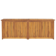 Carica l&#39;immagine nel visualizzatore di Gallery, Baule da Giardino 150x50x55 cm in Massello di Teak
