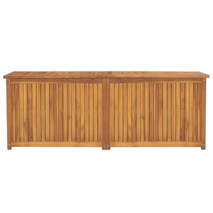 Baule da Giardino 150x50x55 cm in Massello di Teak