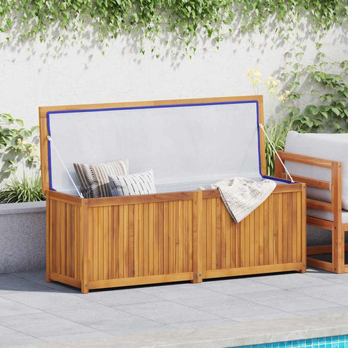 Baule da Giardino 150x50x55 cm in Massello di Teak