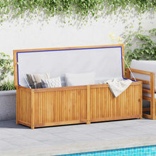 Carica l&#39;immagine nel visualizzatore di Gallery, Baule da Giardino 175x50x55 cm in Massello di Teak
