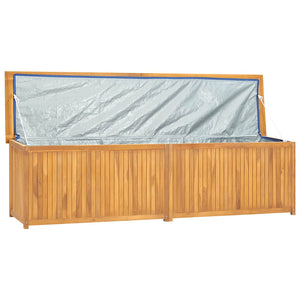 Baule da Giardino 200x50x55 cm in Massello di Teak