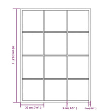 Load image into Gallery viewer, Specchio da Parete Nero 80x40 cm in Metallo