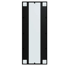 Load image into Gallery viewer, Specchio da Parete Nero 100x40 cm in Metallo