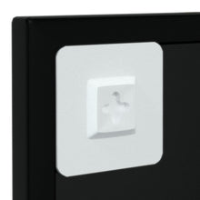 Load image into Gallery viewer, Specchio da Parete Nero 100x40 cm in Metallo