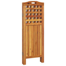 Load image into Gallery viewer, Separè 4 Pannelli 162x2x115 cm in Legno Massello di Acacia