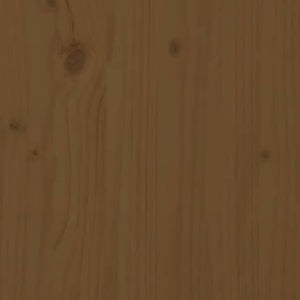 Comodini 2 pz Marrone Ambrato 60x34x51 cm in Legno di Pino