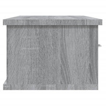 Load image into Gallery viewer, Pensile a Muro 3 Cassetti Grigio Sonoma 88x26x18,5 cm in Legno Multistrato