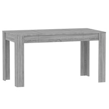 Indlæs billede til gallerivisning Tavolo da Pranzo Grigio Sonoma 140x74,5x76 cm Legno Multistrato