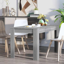 Indlæs billede til gallerivisning Tavolo da Pranzo Grigio Sonoma 140x74,5x76 cm Legno Multistrato