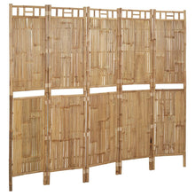 Load image into Gallery viewer, Separè 5 Pannelli in Bambù 200x180 cm