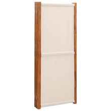 Load image into Gallery viewer, Separè 5 Pannelli Bianco Crema 350x180 cm in legno