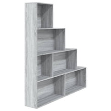 Laden Sie das Bild in den Galerie-Viewer, Libreria a Scala Grigio Sonoma 155x24x160 cm