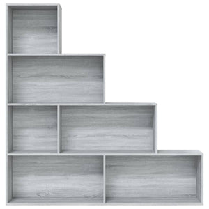 Libreria a Scala Grigio Sonoma 155x24x160 cm