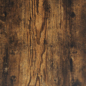 Mensole 2 pz Rovere Fumo 100x15x20 cm in Legno Multistrato