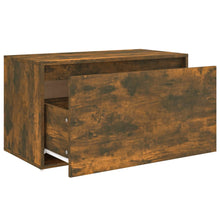 Load image into Gallery viewer, Cassapanca Cassetto 80x40x45 cm Rovere Fumo in Legno Multistrato