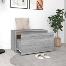 Load image into Gallery viewer, Cassapanca Cassetto 80x40x45 cm Grigio Sonoma Legno Multistrato
