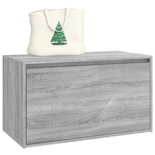 Load image into Gallery viewer, Cassapanca Cassetto 80x40x45 cm Grigio Sonoma Legno Multistrato