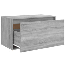 Load image into Gallery viewer, Cassapanca Cassetto 80x40x45 cm Grigio Sonoma Legno Multistrato