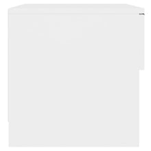 Load image into Gallery viewer, Comodini 2 pz Bianchi in Legno Multistrato