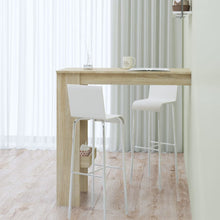 Charger l&#39;image dans la galerie, Tavolo Bancone da Muro Rovere Sonoma 102x45x103,5 cm Legno Compensato