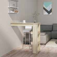 Charger l&#39;image dans la galerie, Tavolo Bancone da Muro Rovere Sonoma 102x45x103,5 cm Legno Compensato