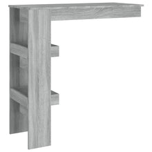 Charger l&#39;image dans la galerie, Tavolo Bancone da Muro Grigio Sonoma 102x45x103,5 cm Legno Multistrato