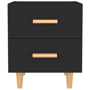 Comodini 2 pz Neri 40x35x47,5 cm